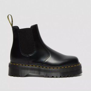 Dr. Martens 2976 SMOOTH LEATHER PLATFORM CHELSEA BOOTS size 10